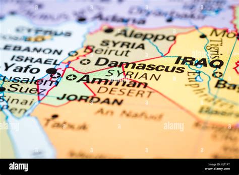 Amman Jordan Map Hi Res Stock Photography And Images Alamy