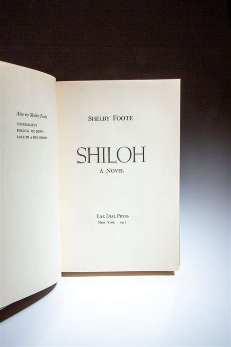 Shiloh The First Edition Rare Books