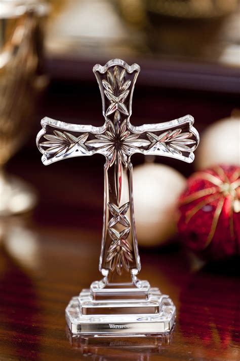 Waterford Crystal Celtic Standing Cross Blarney