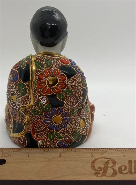 Japanese Satsuma Figurine Buddha Knick Knacks Asian Etsy