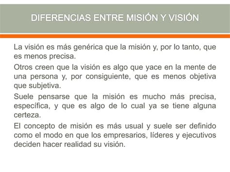 Mision Vision Metas Y Objetivos Ppt