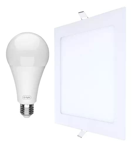 L Mpara G Light Kit Painel Plafon W Embutir K L Mpada Led W