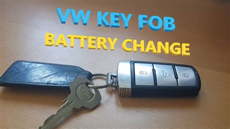 Volkswagen Key Fob How To Change The Battery Passat Youtube