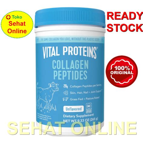 Jual Vital Proteins Collagen Peptides Unflavored 265 Gr Shopee Indonesia