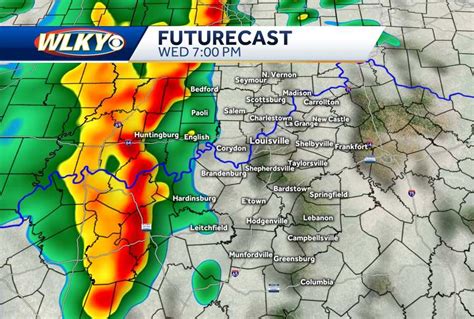 Timeline Severe Weather Threat In The Louisville Region