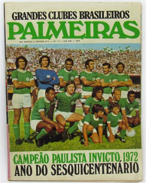 Revista Grandes Clubles Brasileiros Palmeiras Camp