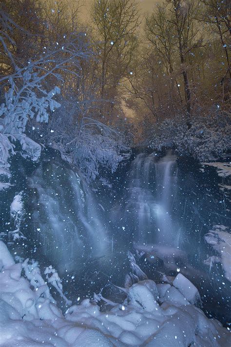 Snowstorm At Night