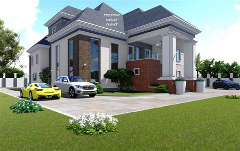 Luxurious 6 bedroom duplex - Preston House Plans