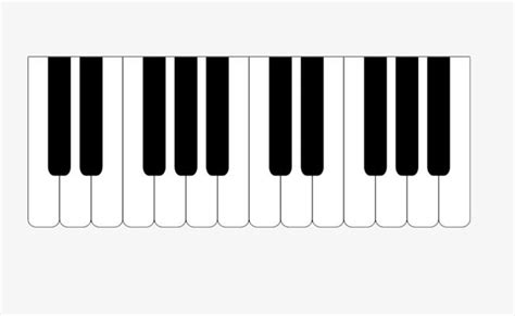 Piano PNG dibujos Blanco Y Negro лирика PNG y PSD para Descargar