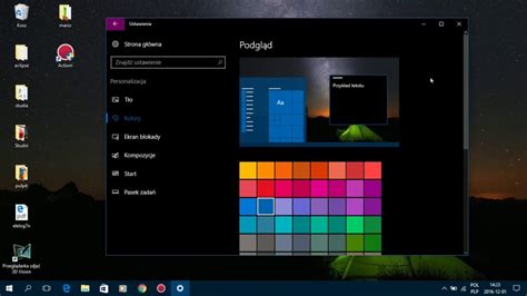 Poradnik jak zmienić kolor paska zadań Windows 10 YouTube