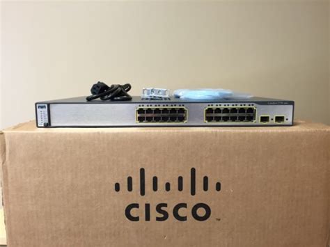 Cisco 3750 Series WS C3750 24TS S 24 Port 10 100 Ethernet Switch