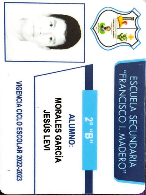 Credencial Escolar Pdf