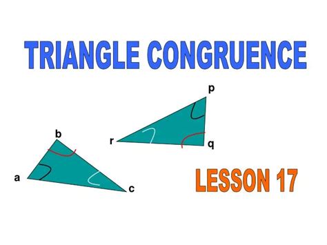 Ppt Triangle Congruence Powerpoint Presentation Free Download Id 6361444