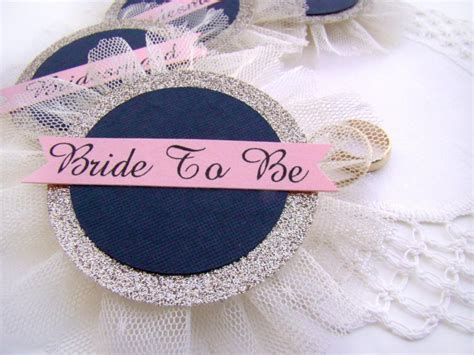 Bridal Shower Corsage Bride Pin Bride Badge Bachelorette Party Pins Hen Party Pins Wedding