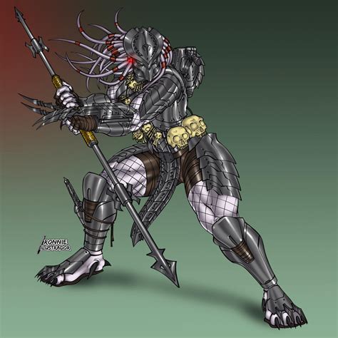Commission Armored Female Predator By Ronniesolano On Deviantart