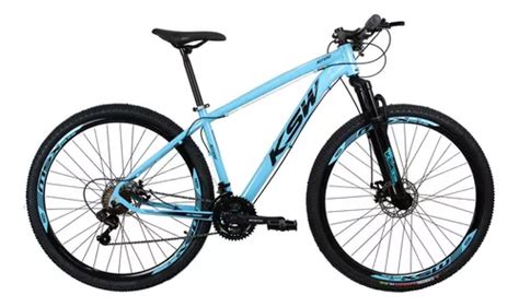 Bicicleta Aro Ksw Xlt Alum C Mbios Shimano V Disco Cor Azul