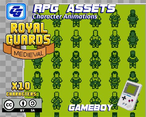 Rpg Asset Character Royal Guards Gb By Chasersgaming