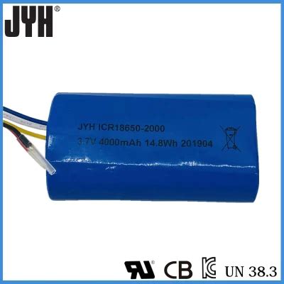 Lithium Inr 18650 4000mAh 3 7V 1s2p Li Ion Battery Pack China Lithium