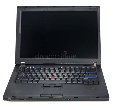 Black Laptop Computer stock image. Image of business, display - 5588795