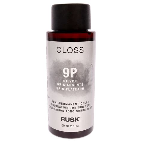 Deepshine Gloss Demi Permanent Color 9p Silver By Rusk For Unisex 2