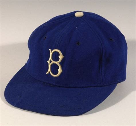 Game used Brooklyn Dodgers baseball cap. | Dodgers baseball, Mlb ...