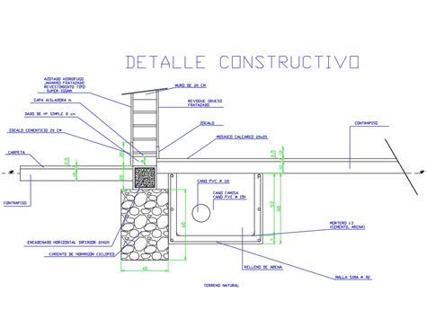 Detalle Constructivo Fundacion Muro Piso Interior Y Exterior 28 64