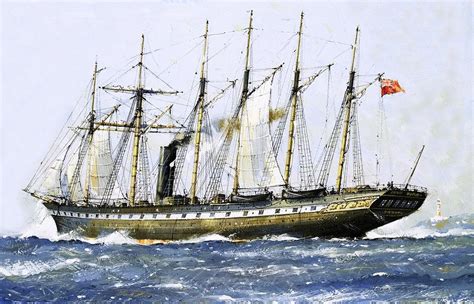 The Ss Great Britain Painting By John S Smith Pixels