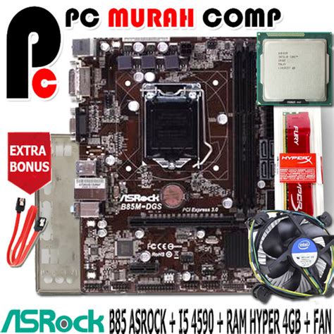 Jual Paket Mobo Motherboard B Dengan I Dan Ram Gb Kota