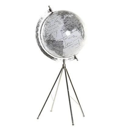 Items Wereldbol Globe Op Metalen Voet 25 X 61 Cm