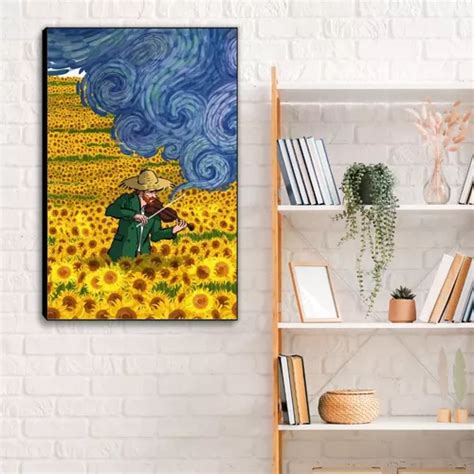 Cuadro Decorativo De Vincent Van Gogh Girasoles X Cm Env O Gratis