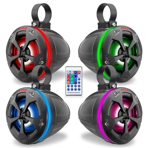 Pyle Waterproof Off Road Speakers Way W Inch Marine Grade