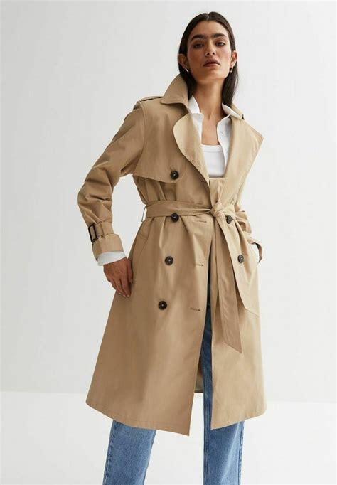 New Look Belted Trenchcoat Camel Zalandobe