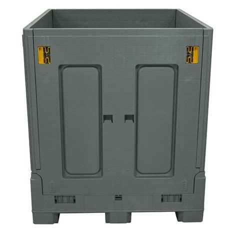 Gaylord De Plástico De 40 X 48 X 46 Con Refuerzos De Acero Rpp Containers