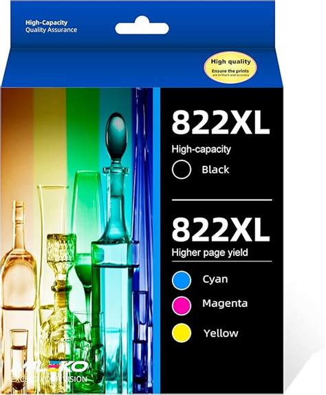 Mileko 822xl Ink Cartridges Remanufactured Ink Cartridge Replacement