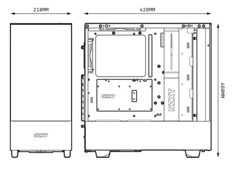 Nzxt Premium Compact Mid Tower Atx Case H510 Elite User Manual