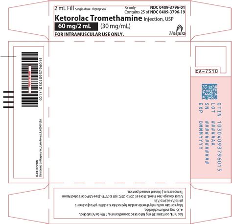 Ketorolac Injection Fda Prescribing Information Side Effects And Uses