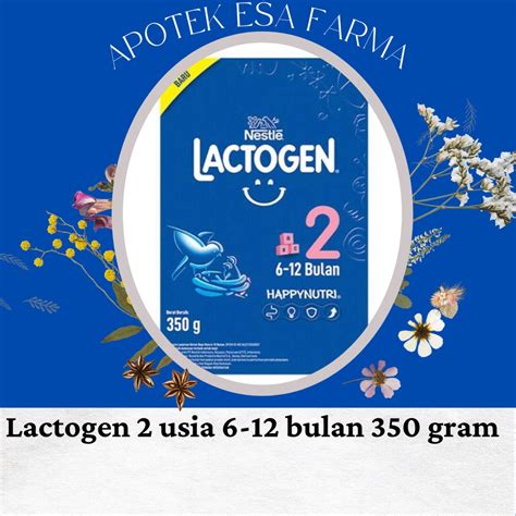 Jual Lactogen 2 Usia 6 12 Bulan 350 750 Gr Shopee Indonesia