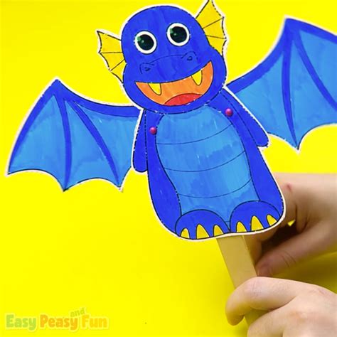 Movable Dragon Paper Doll Easy Peasy And Fun