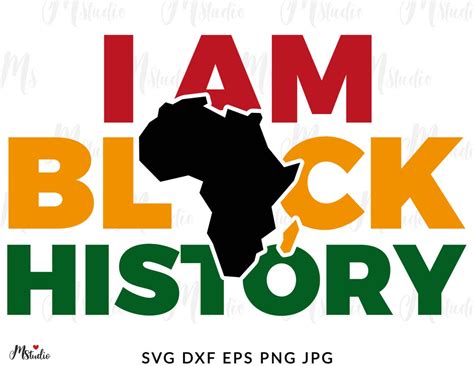 I Am Black History Svg Black History Month Svg Black Woman Etsy