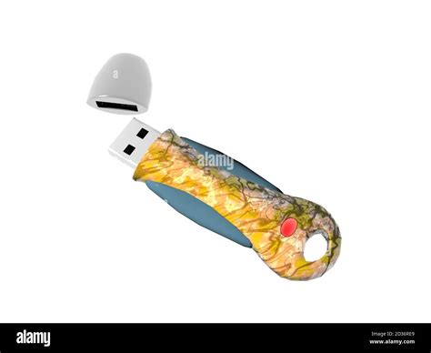 Elegant Usb Stick With Cap For Data Stock Photo Alamy