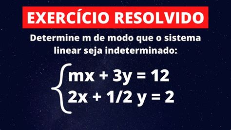 V Deo Completo Exerc Cio Resolvido Sistema Linear Sistemas