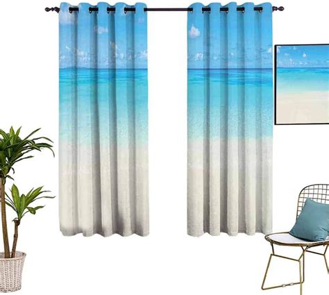 Mozenou Ocean，living Roombedroom Window Curtains，paradise