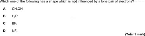 Shapes Of Simple Molecules And Ions Questions Revisely