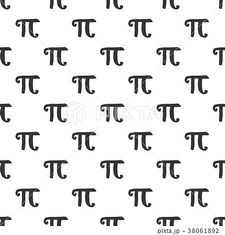 Pi symbol seamless pattern vector illustration のイラスト素材 38061892 PIXTA