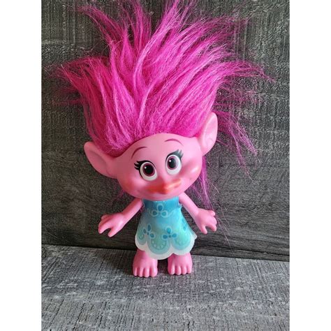 Hasbro Troll Doll 2015 Pink Hair Movable Arms Legs And Head Etsy