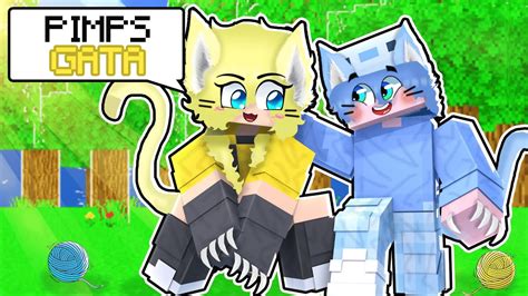 Virei A PIMPOLHA GATO No Minecraft Por 24 HORAS Pimpolha YouTube