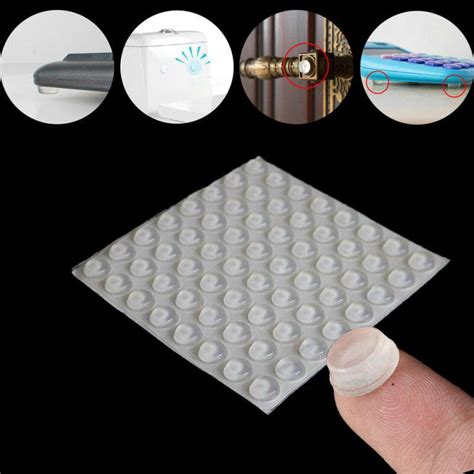 Pcs Self Adhesive Silicone Furniture Pads Cabinet Bumpers Rubber