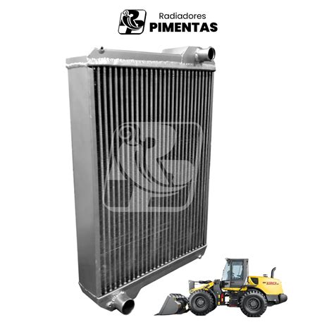 Radiador de Água New Holland W120 W130 Case W20 Radiadores Pimentas