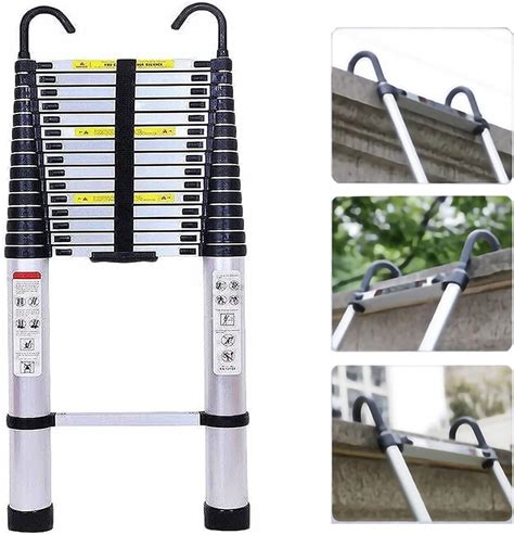 JYDQM Ladders Telescoping Extension Ladder 6M 5M 4M 3M 2M 1M Aluminum