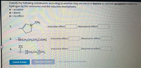 Answered Classify The Following Substituents… Bartleby